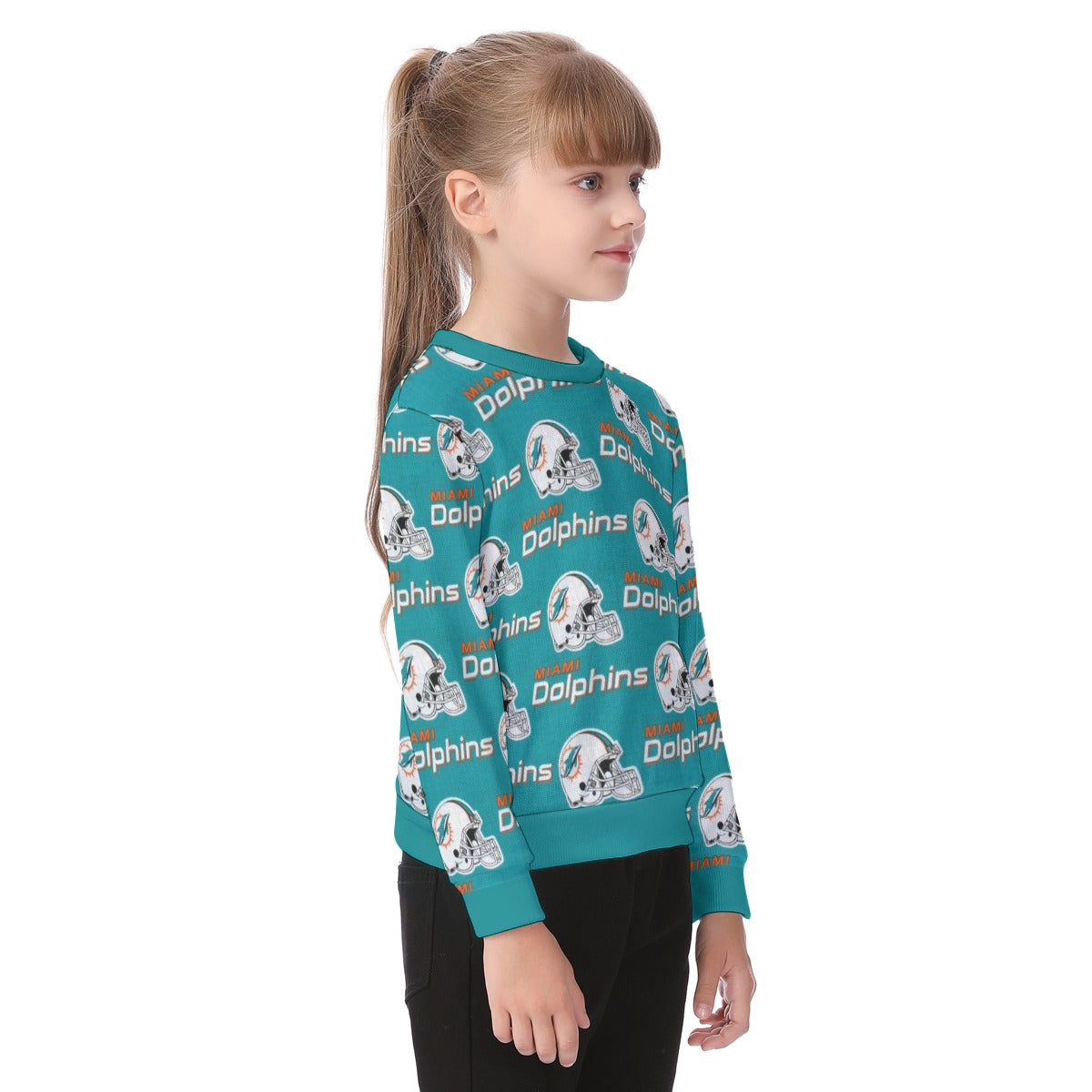 Miami Football Game Day All-Over Print Kid's Thicken Sweater