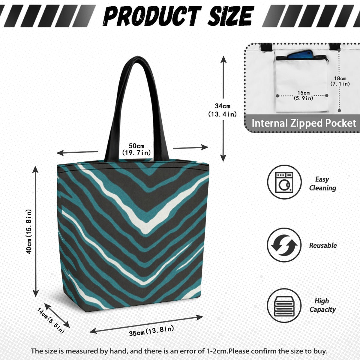 Philadelphia Football Game Day Canvas shopping bag