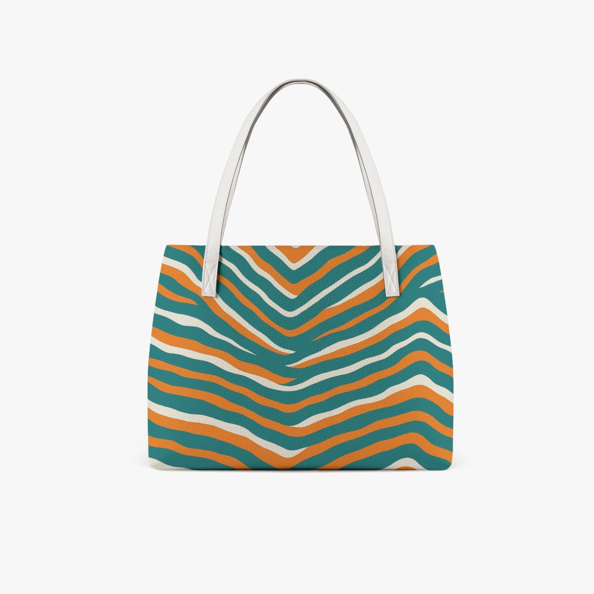 Miami Football Game Day Stylish PU Leather Tote Bag