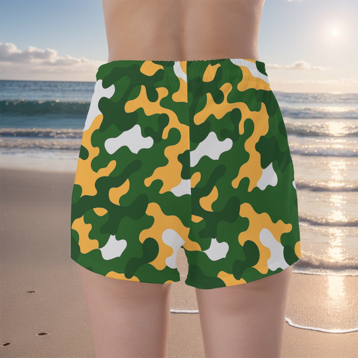 Green Bay Football Game Day All-Over Print Women's Short Pants