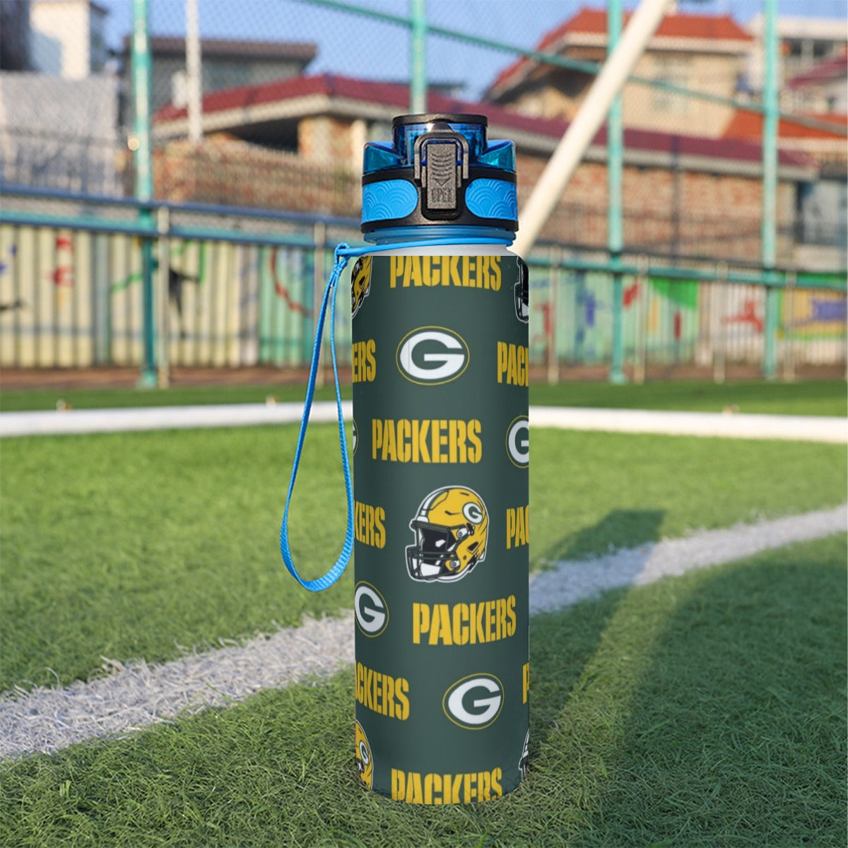 Green Bay Football Game Day Sport Water Bottle 32oz