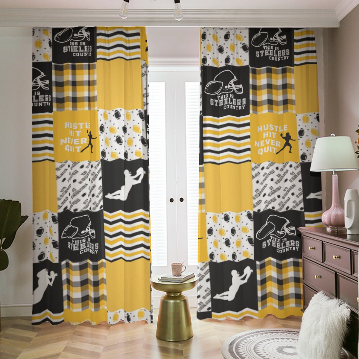 Blackout Curtains with Hooks | 265(gsm)