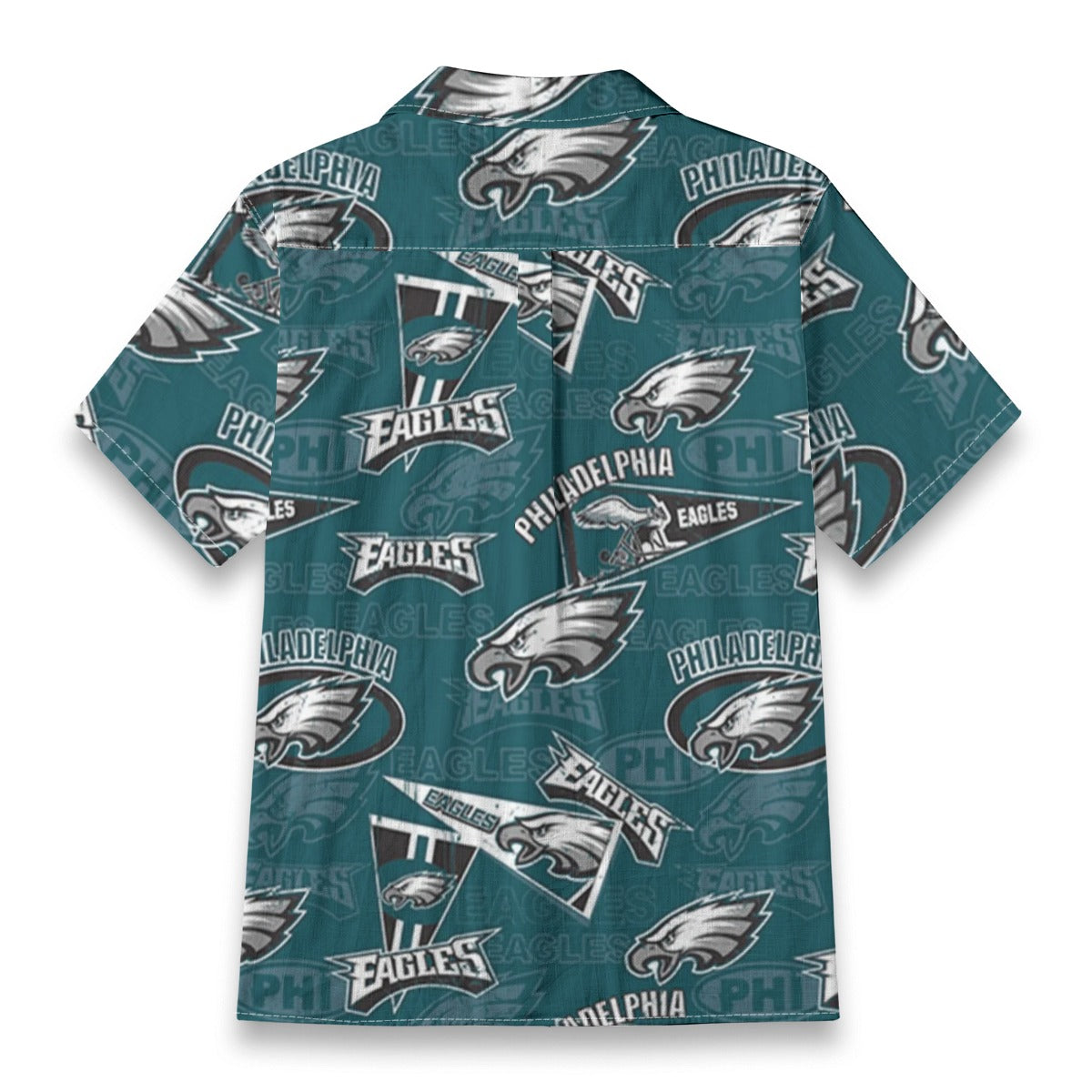 Philadelphia Football Game Day All-Over Print Men's Casual Hawaiian Short Sleeve Shirt | 125GSM Cotton