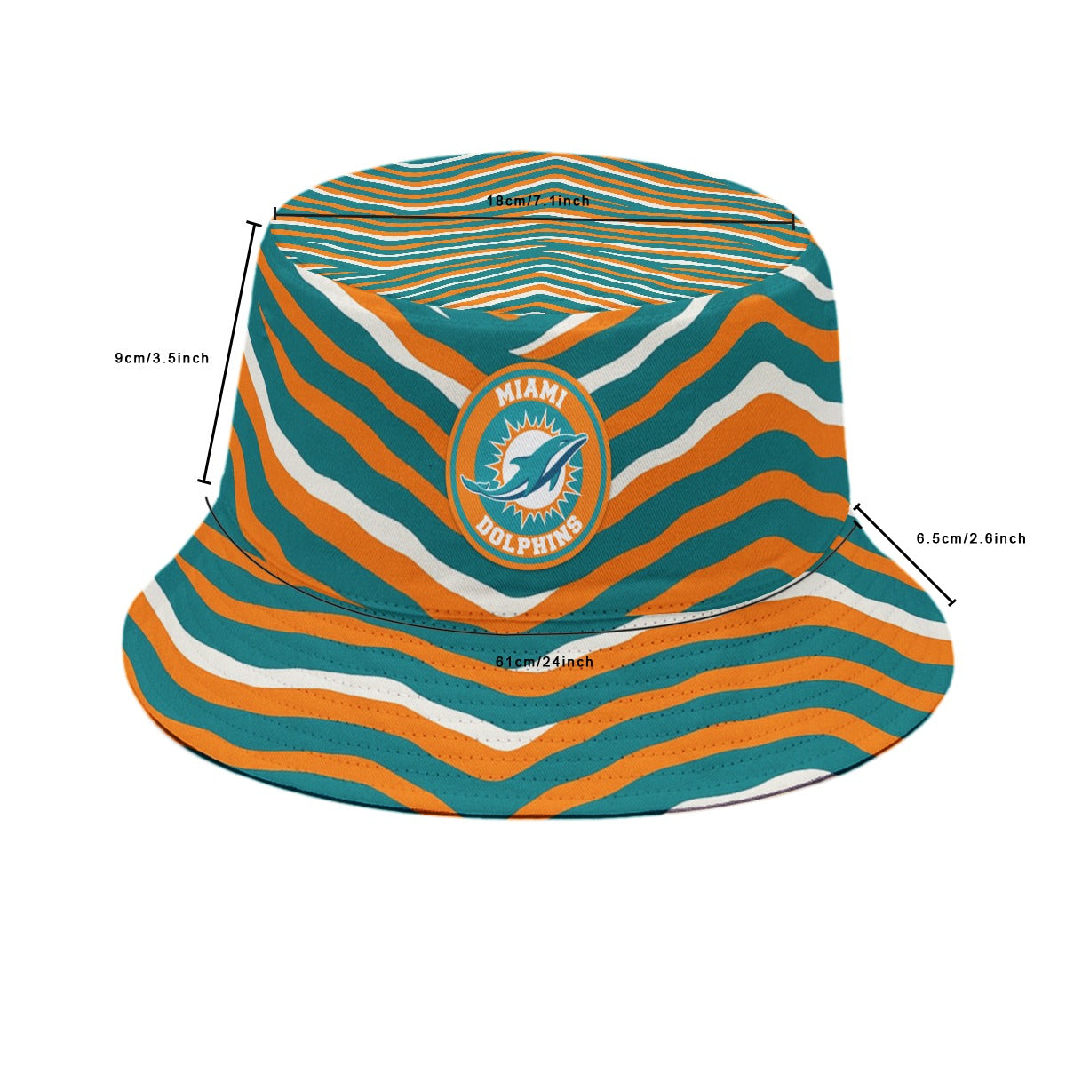 Miami Football Game Day Bucket Hat