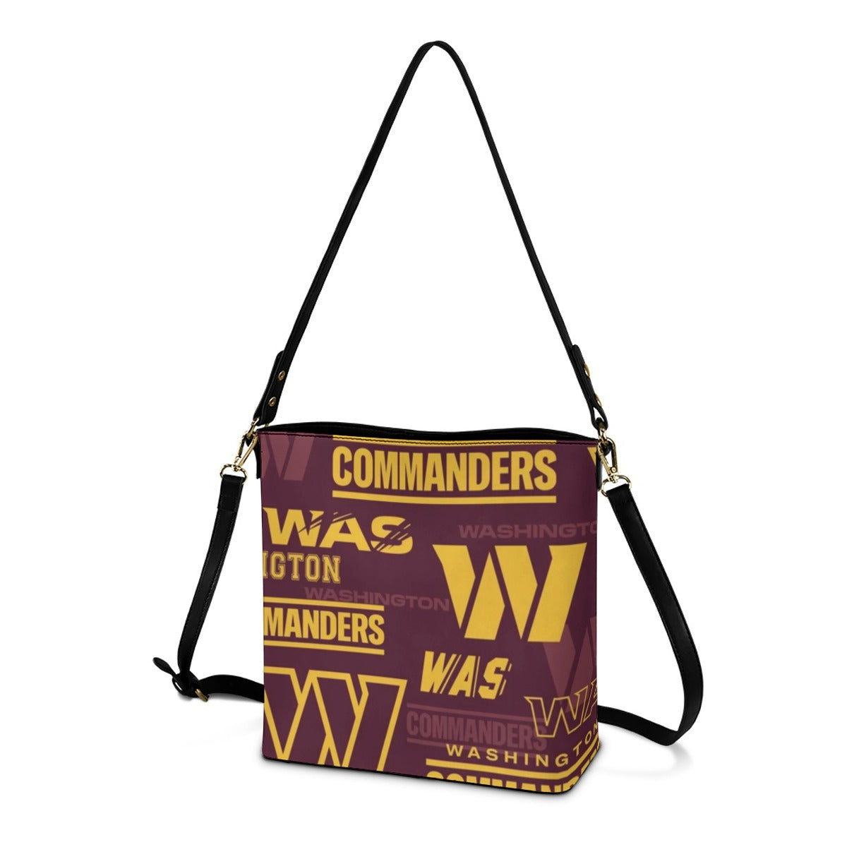 Washington Commanders Minimalist Square Crossbody Bucket Bag