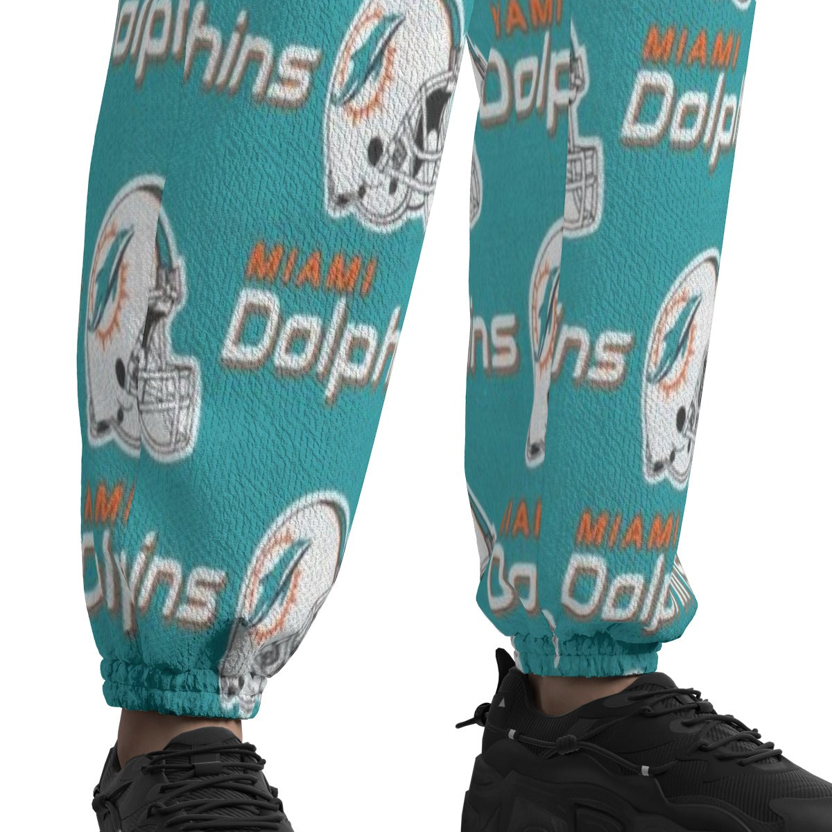 Miami Football Game Day All-Over Print Unisex Textured Casual Pants