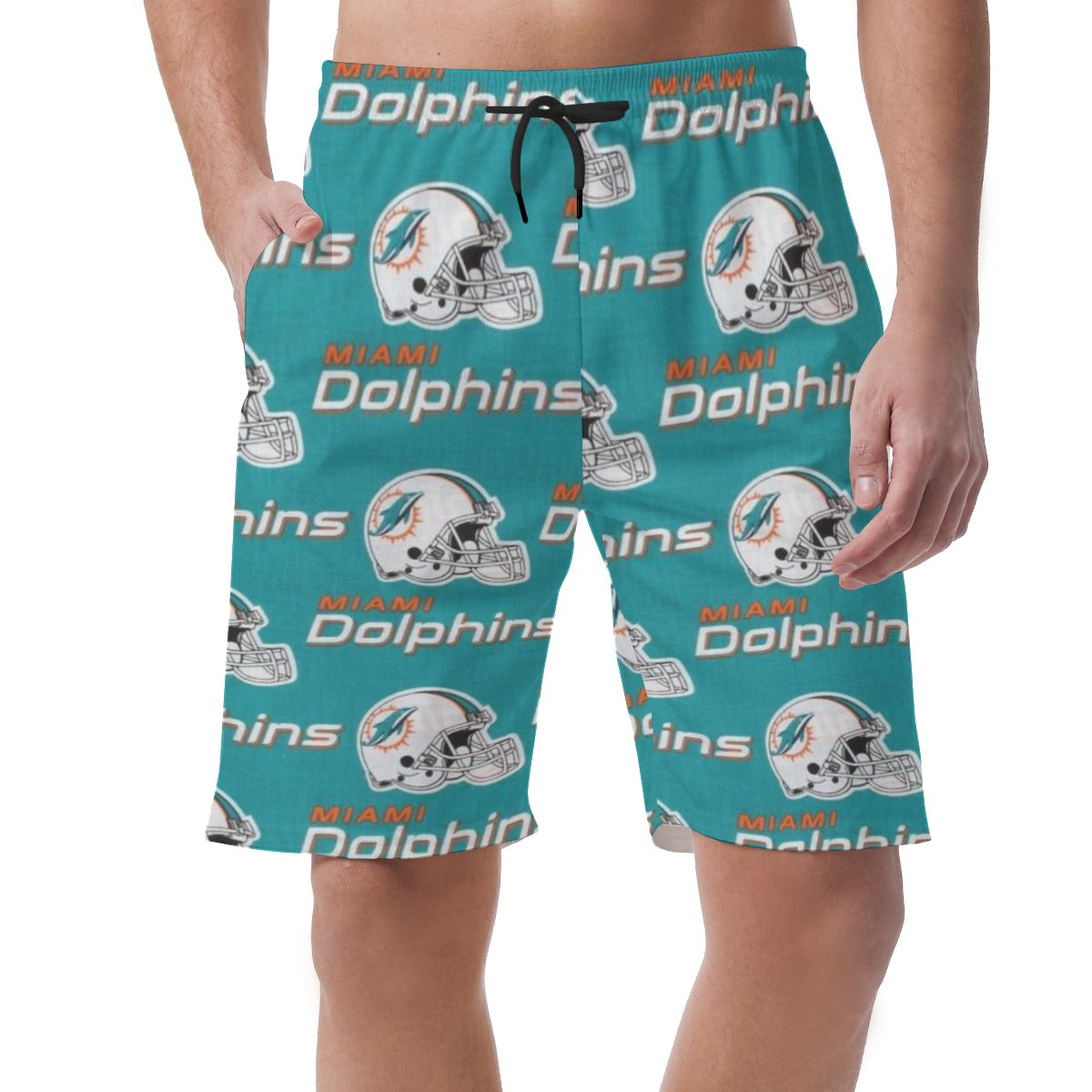 Miami Football Game Day All-Over Print Men's Casual Shorts