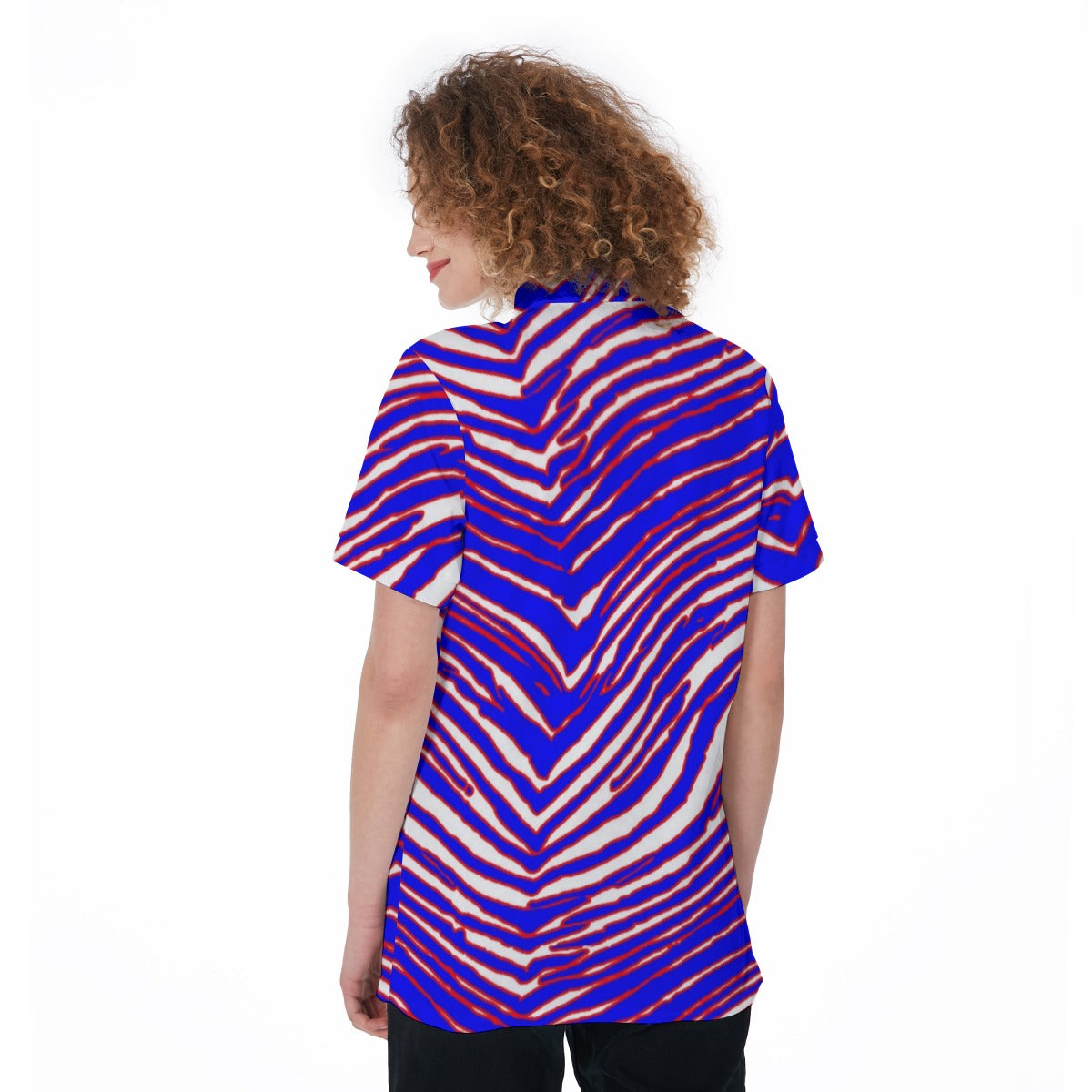 Buffalo Bills Zubaz Women's Polo Shirt
