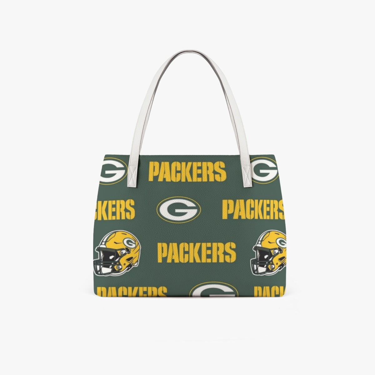 Green Bay Football Game Day Stylish PU Leather Tote Bag