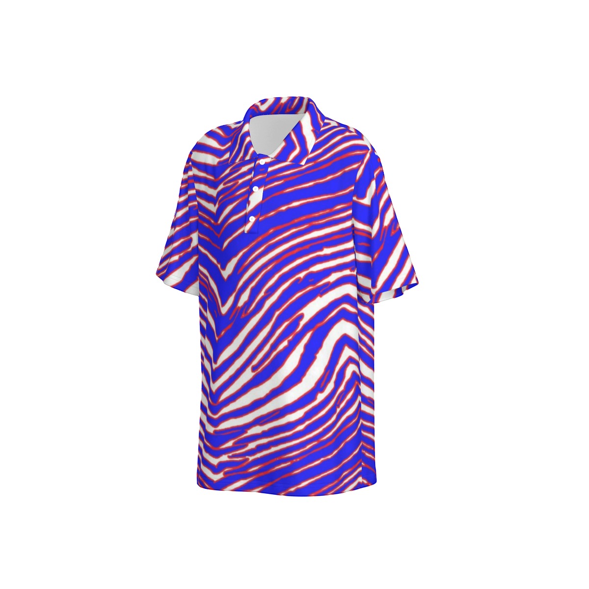 Buffalo Bills Zubaz Teenage Polo Collar Jersey