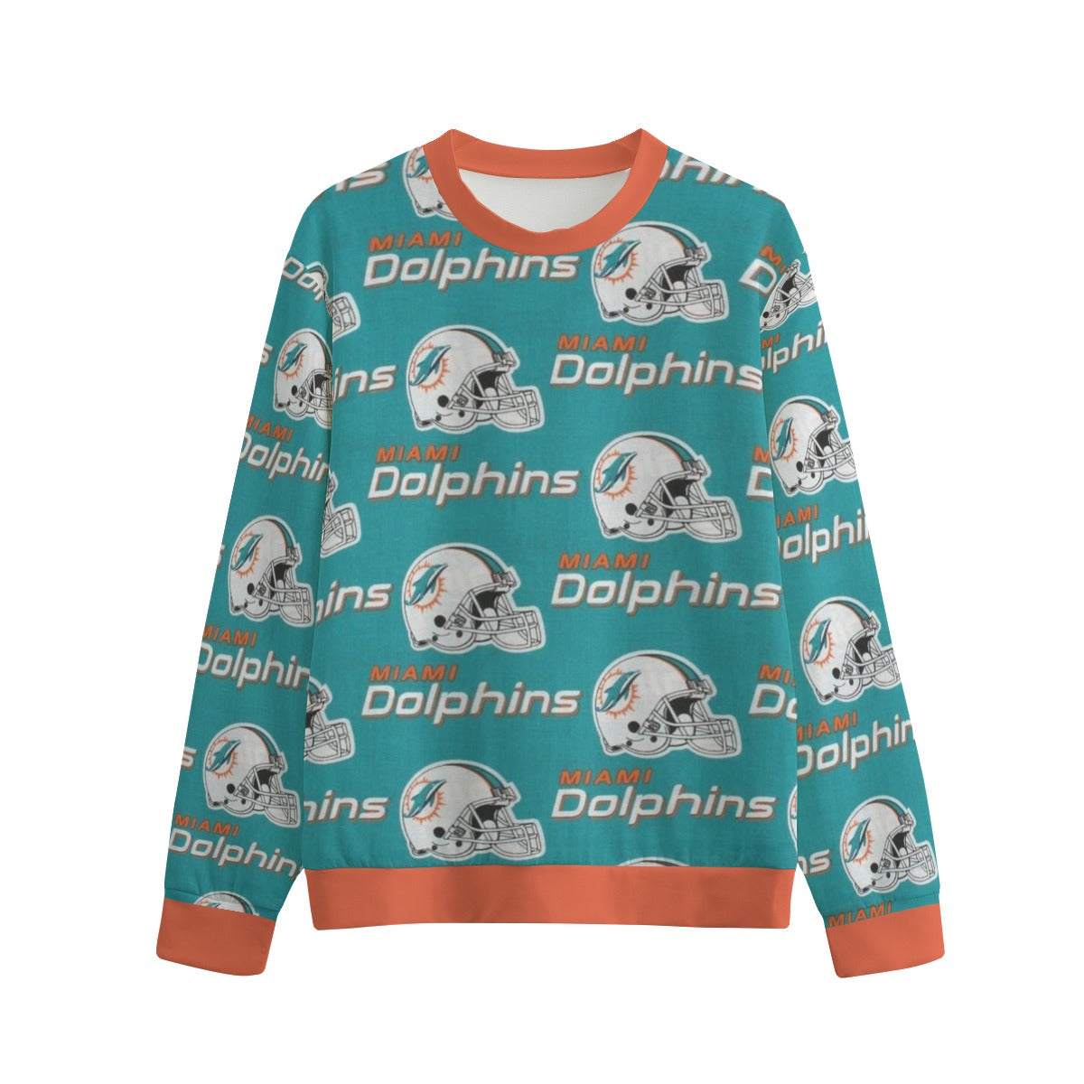 Miami Football Game Day All-Over Print Men's Round-neck Sweatshirt | Interlock