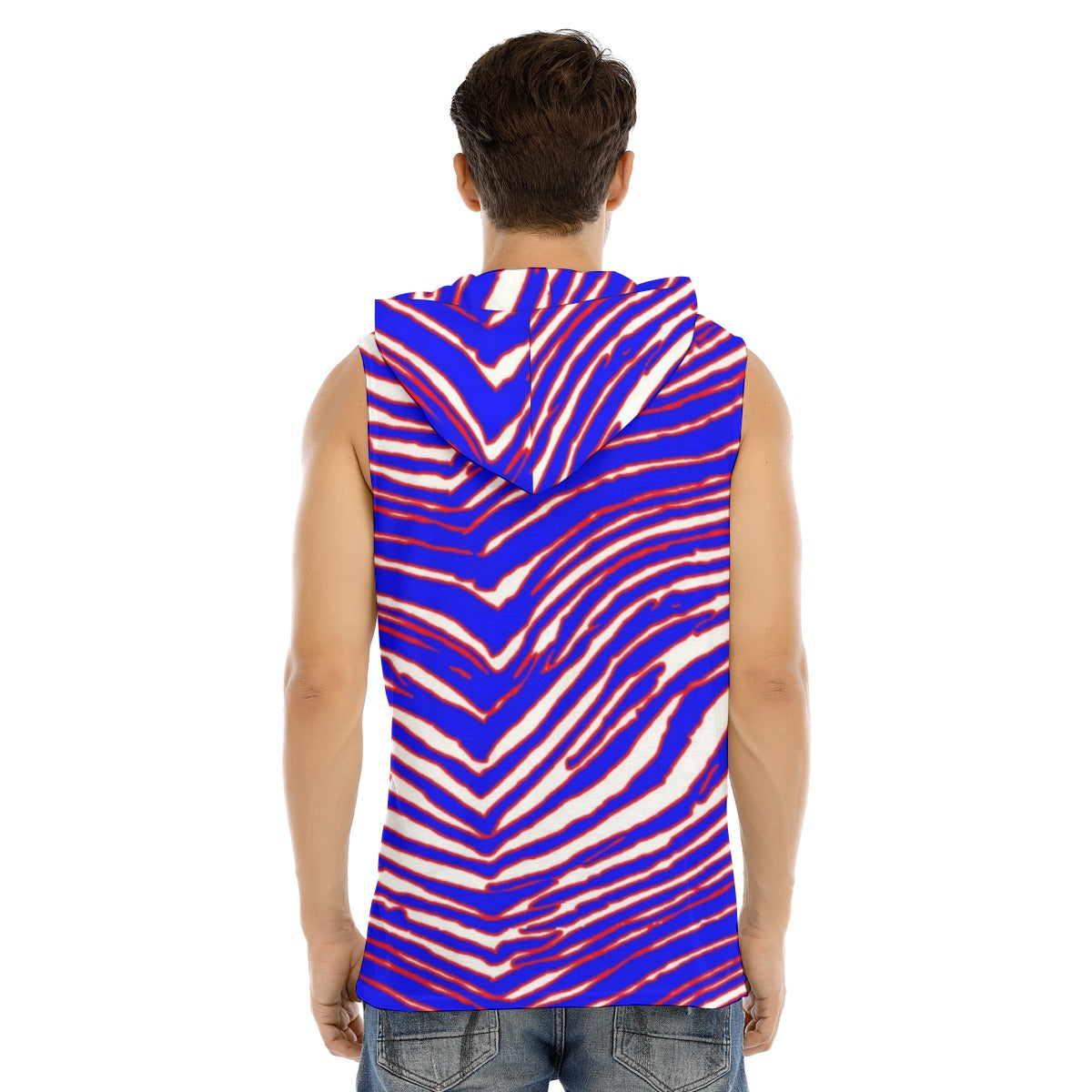 Buffalo Bills Zubaz Men's Tank Hooded Vest