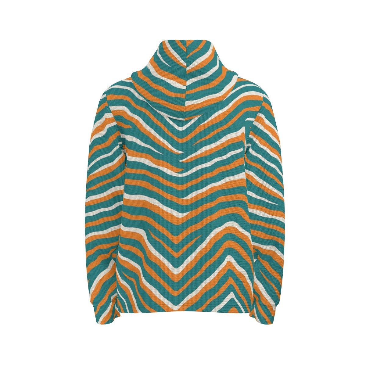 Miami Football Game Day All-Over Print Men's Half Button Hoodie