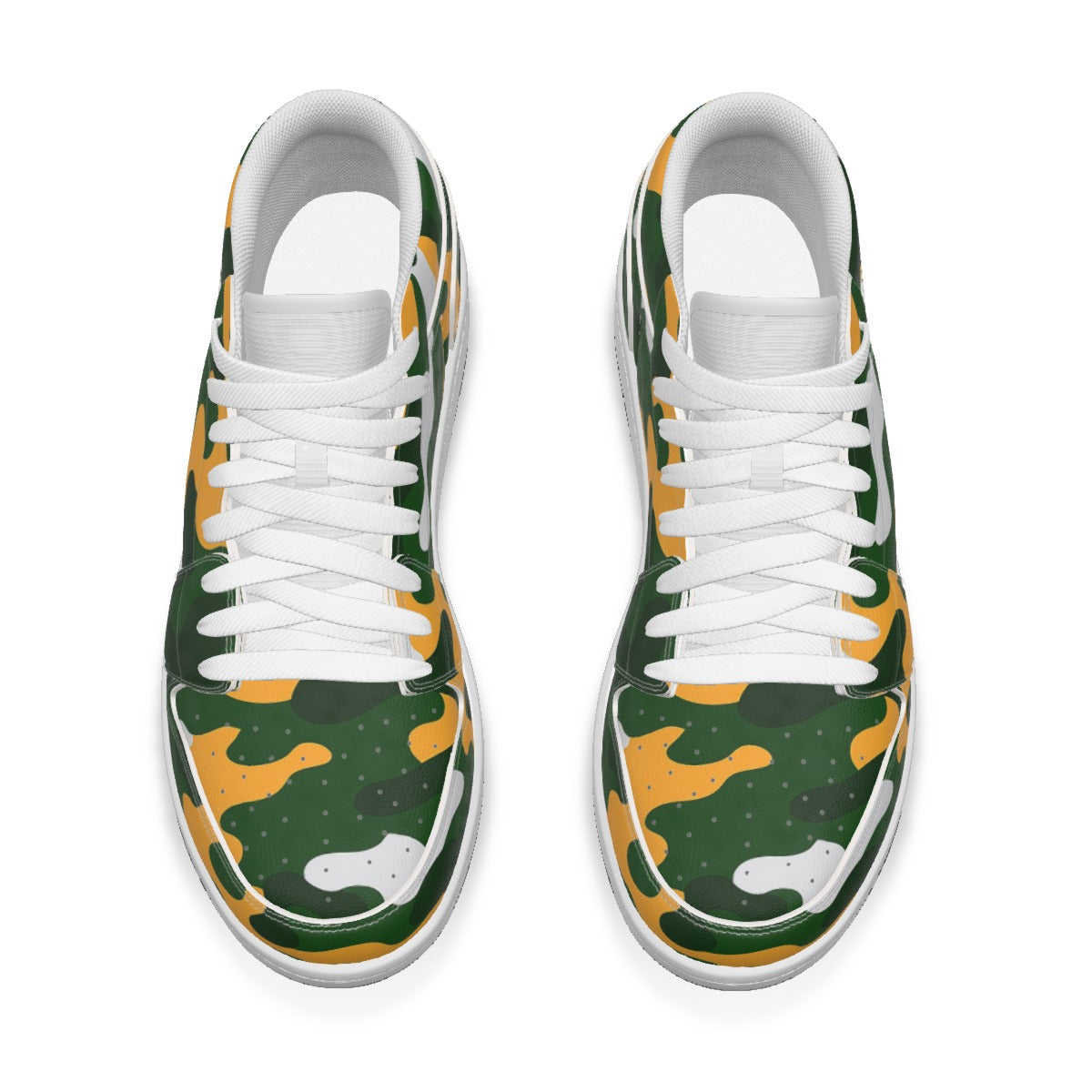 Green Bay Football Game Day Men's Low State Leather Stitching Shoes