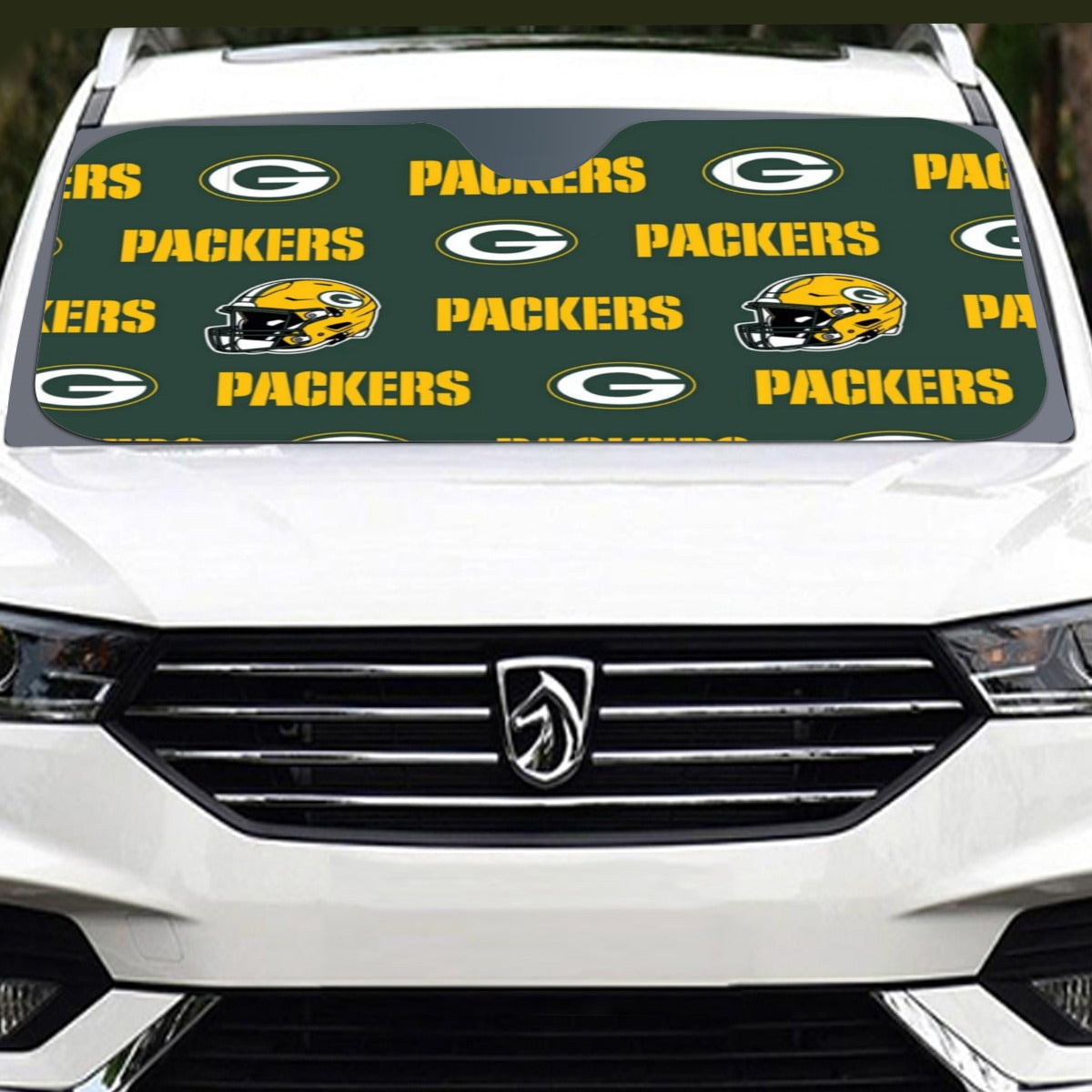 Green Bay Football Game Day Windshield Sunshade | 145cm(57.1”)