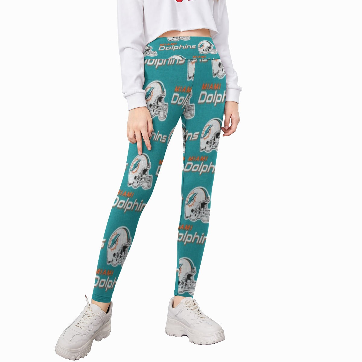 Miami Football Game Day All-Over Print Kid's Leggings