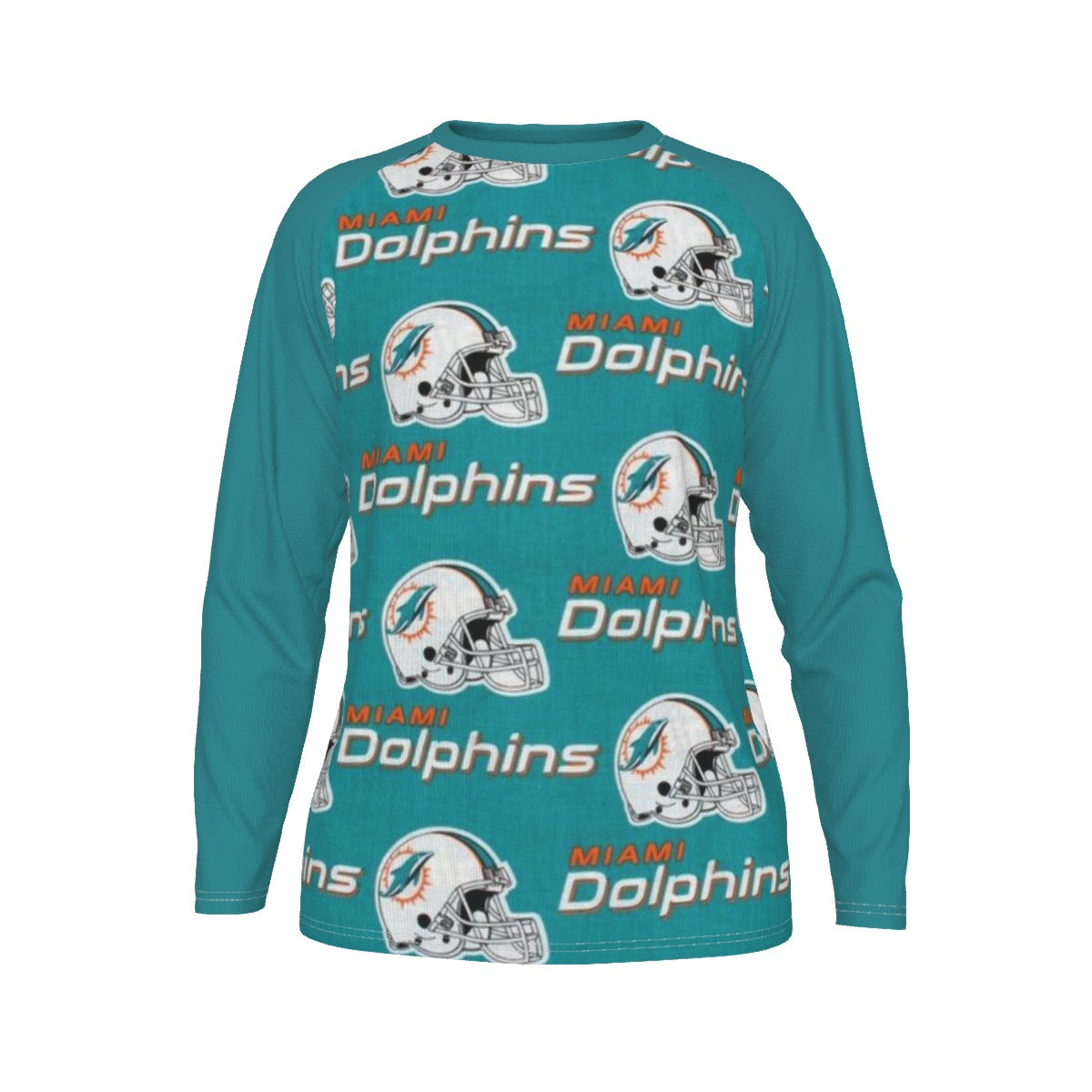 Miami Football Game Day All-Over Print Men's Long Sleeve T-shirt With Raglan Sleeve