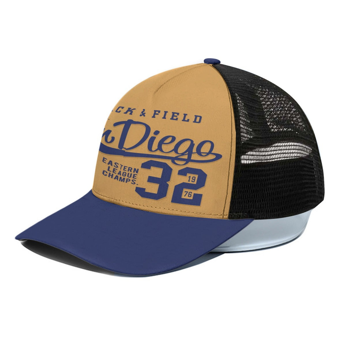 San Diego 1976 Track and Field Trucker Hat – Retro Athletic Style