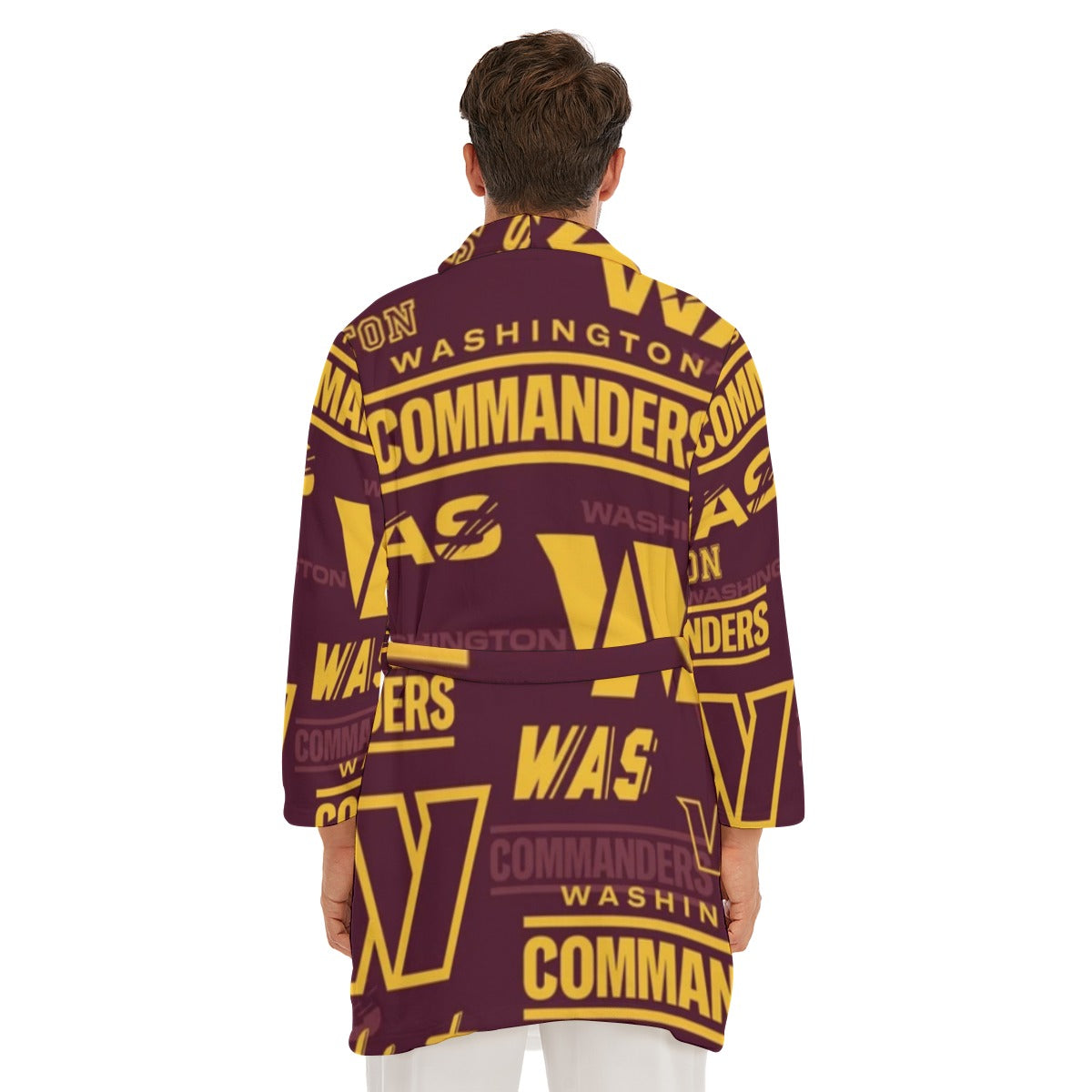 Washington Commanders Men's Borg Fleece Robe