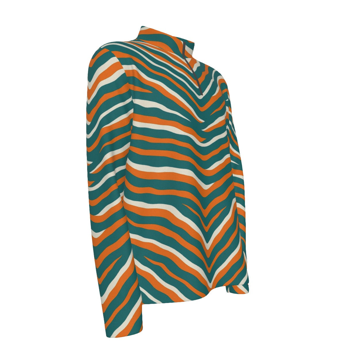 Miami Football Game Day All-Over Print Men's Half Zip Pullover