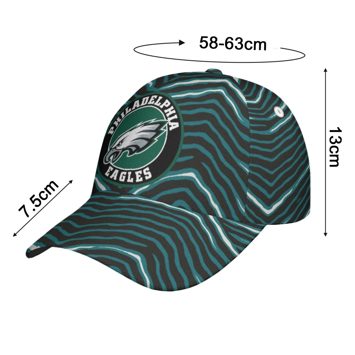 Philadelphia Football Game Day All-Over Print Peaked Cap