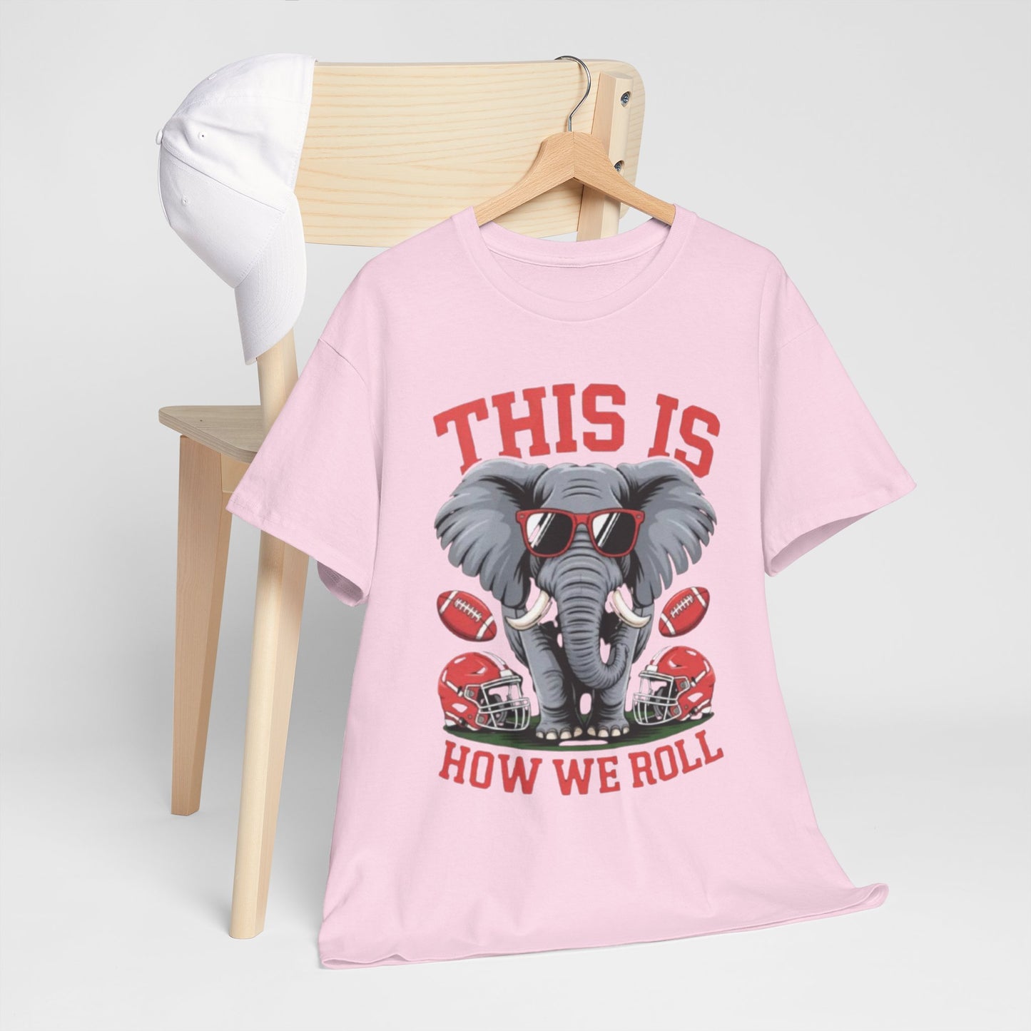 Urban Legend Alabama “This Is How We Roll” Elephant Football Unisex T-Shirt
