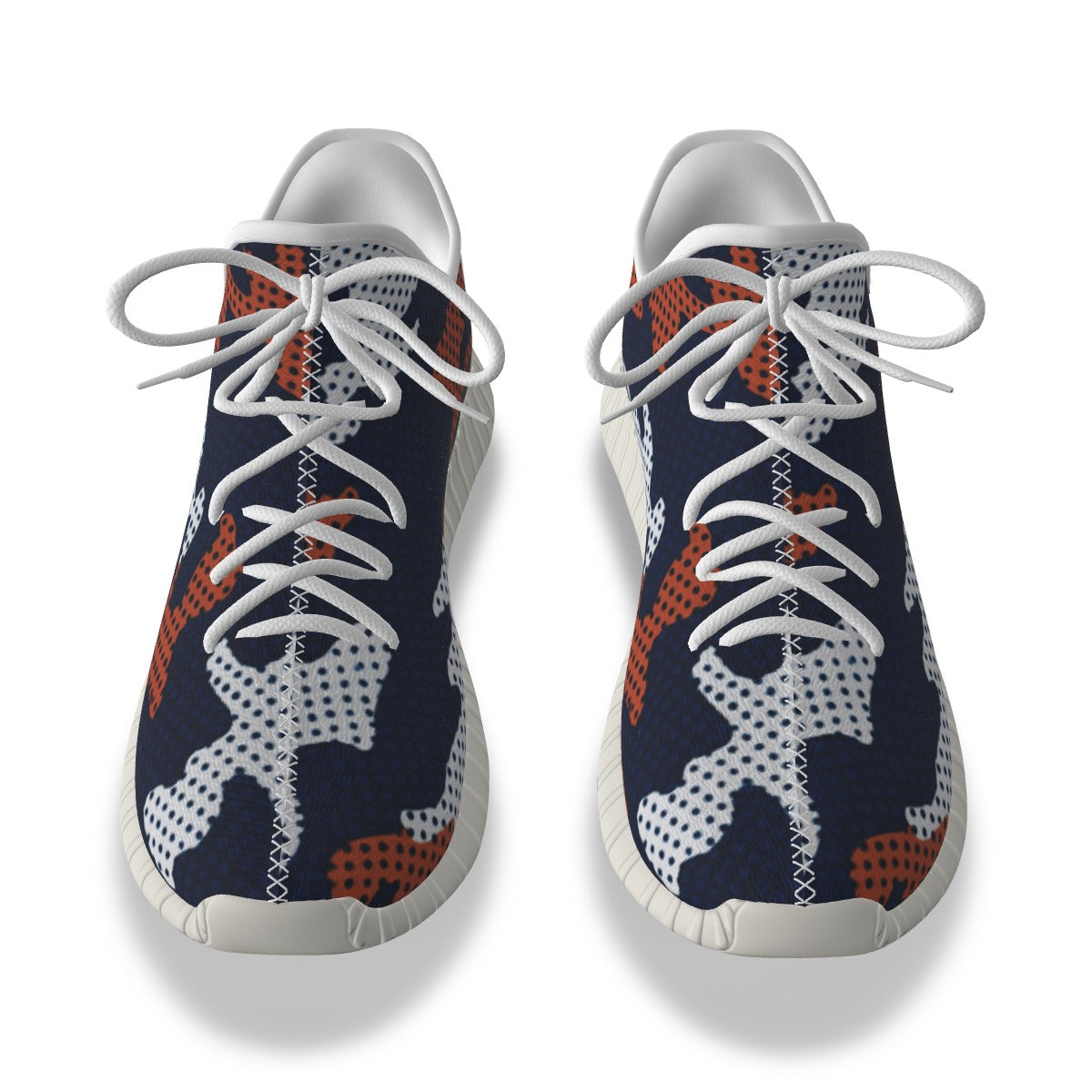 Urban Legend Auburn Tigers Navy Orange White Camo Coconut Sneakers