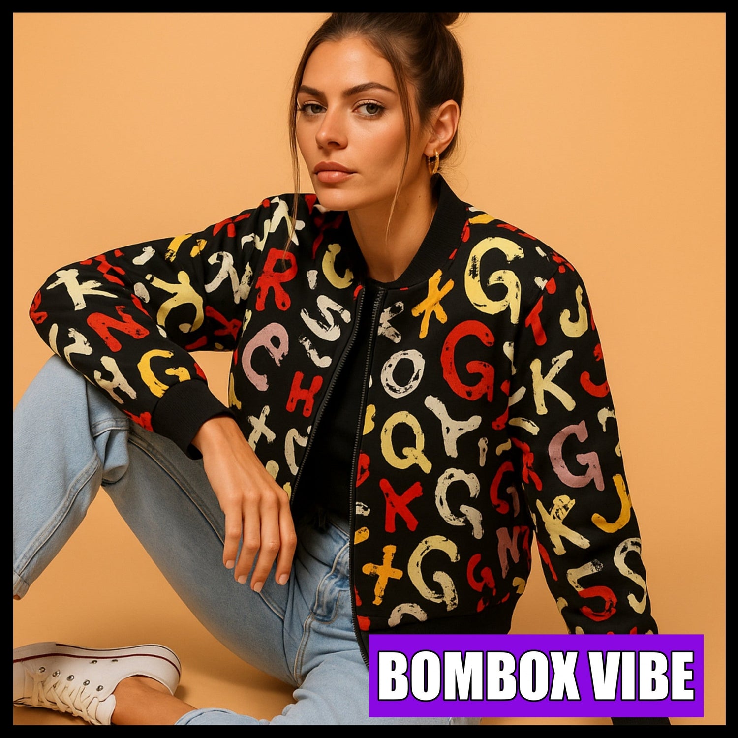 BoomBox Vibes Bomber Jackets – Streetwear Inspired by Art, Music & Graffiti Culture