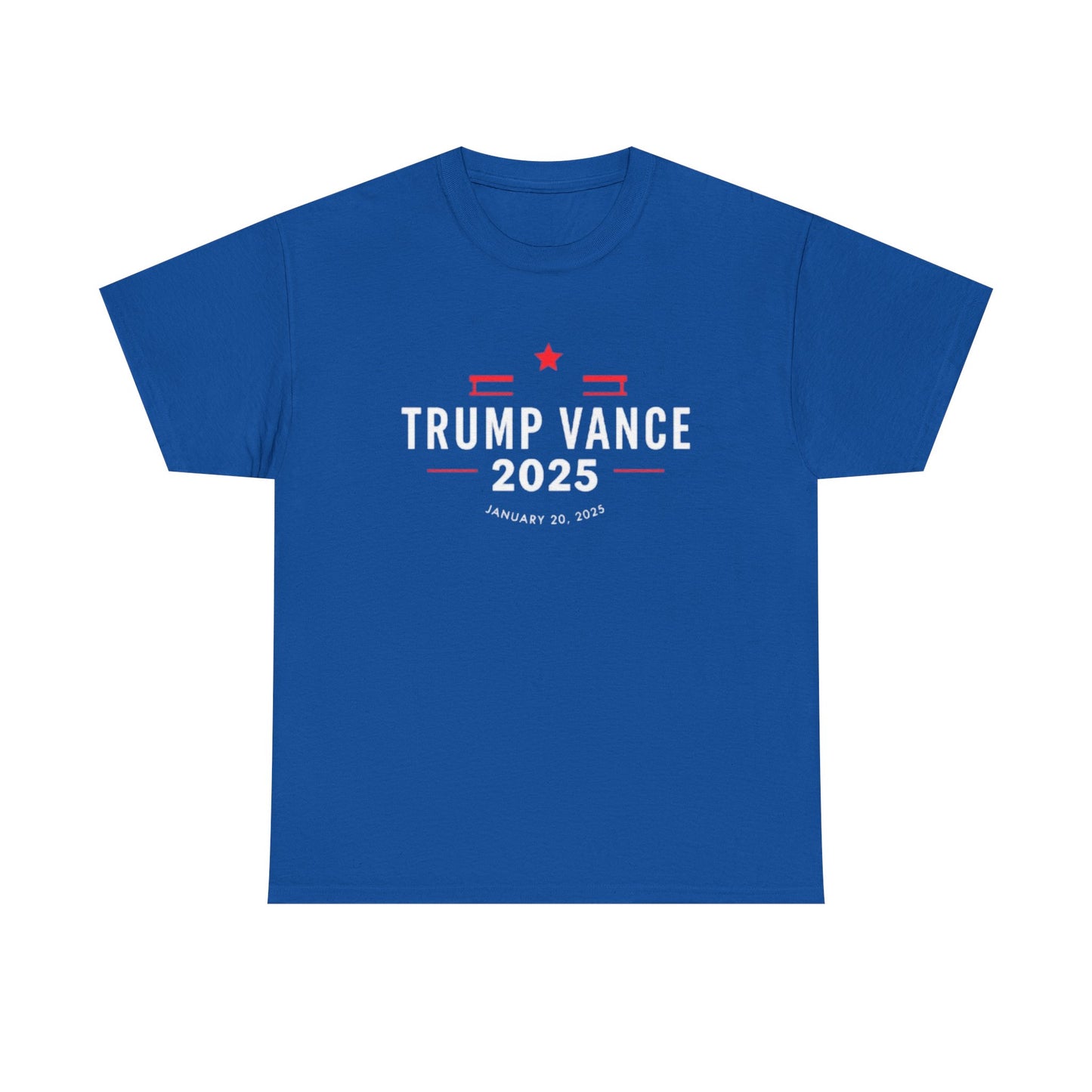 Trump Vance Inauguration Day 2025 January 20 2025 President T-Shirt  patriotic design republican support Cotton Tee