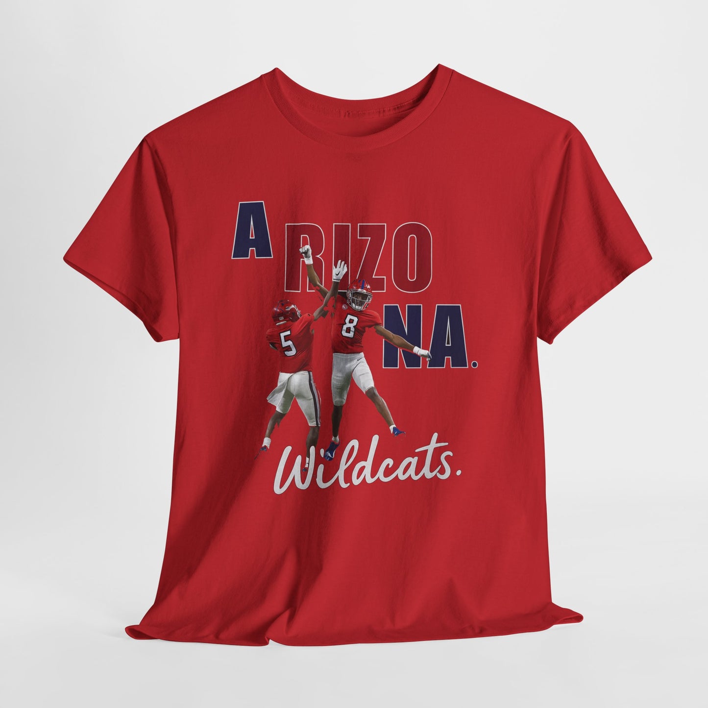 Arizona Wildcats Unisex Heavy Cotton Tee | College Sports Fan Shirt, Game Day Apparel, Gift for Students, Casual Wear, Team Spirit Wear