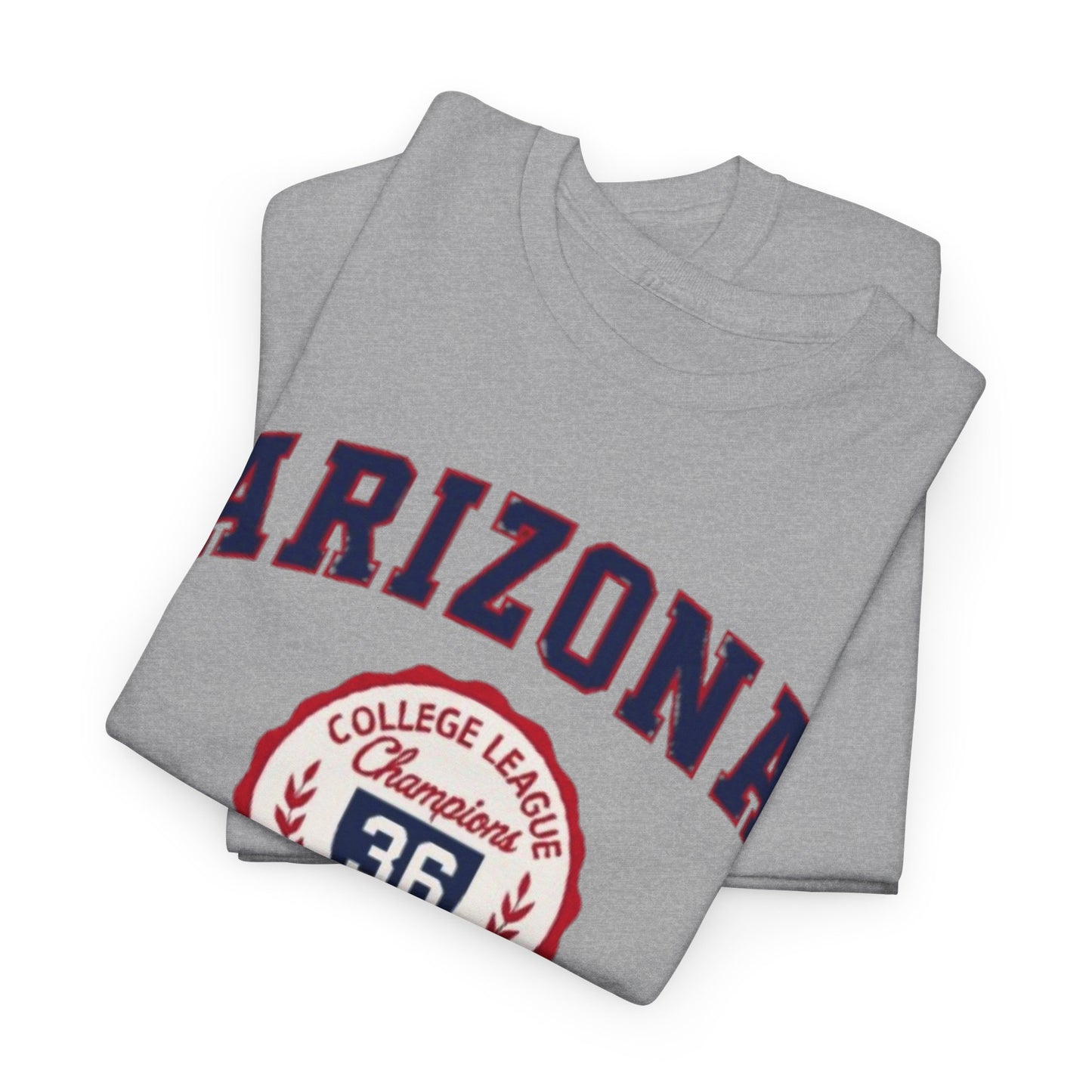 Arizona Crimson and Gold College League Vintage T-Shirt – Unisex Sports Fan Tee for Game Day and Everyday Style