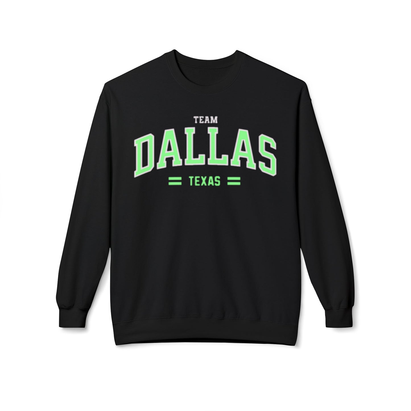 Varsity Dallas Texas Adult Unisex Crewneck vintage style Sweatshirt