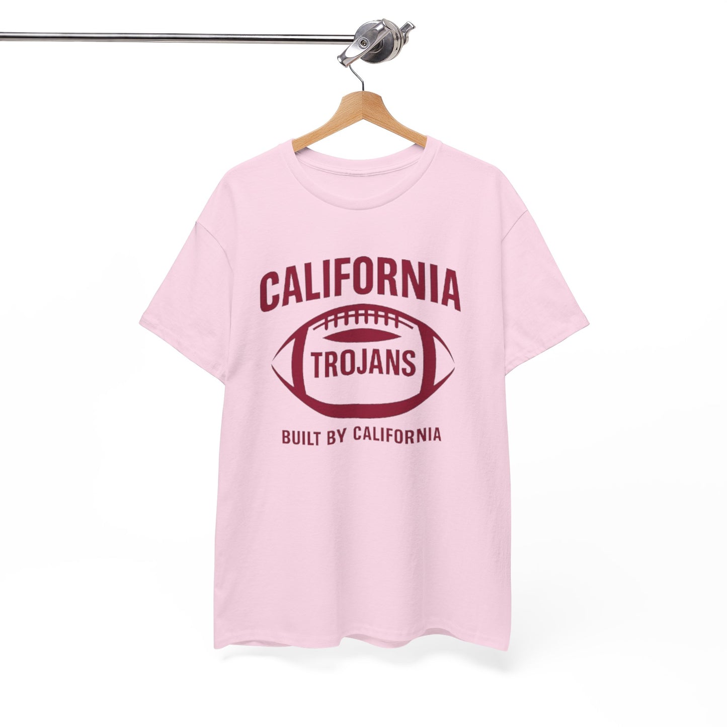 California Trojans Unisex Heavy Cotton Tee, Casual College T-Shirt, Sports Apparel, Gift for Fans, Game Day Outfit, Alumni Merchandise