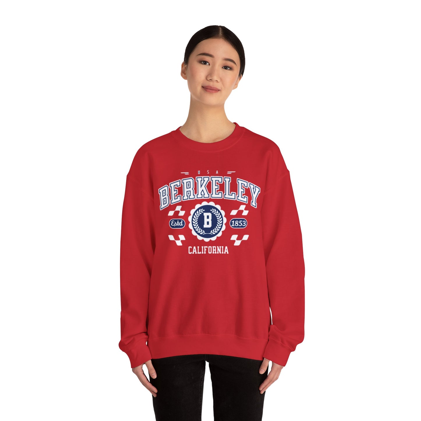 Vintage Berkeley California Athletic Sports Design  Crewneck Sweatshirt