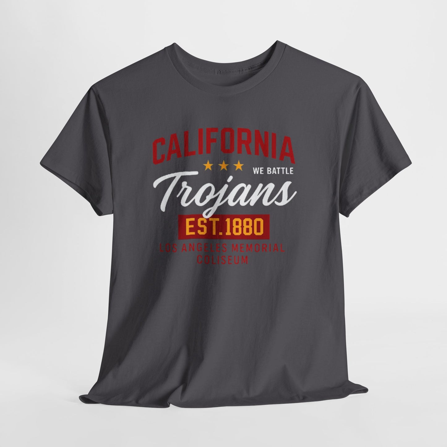 Urban Legend California Trojans Unisex Heavy Cotton Tee | College Spirit Wear, Casual T-Shirt, School Apparel
