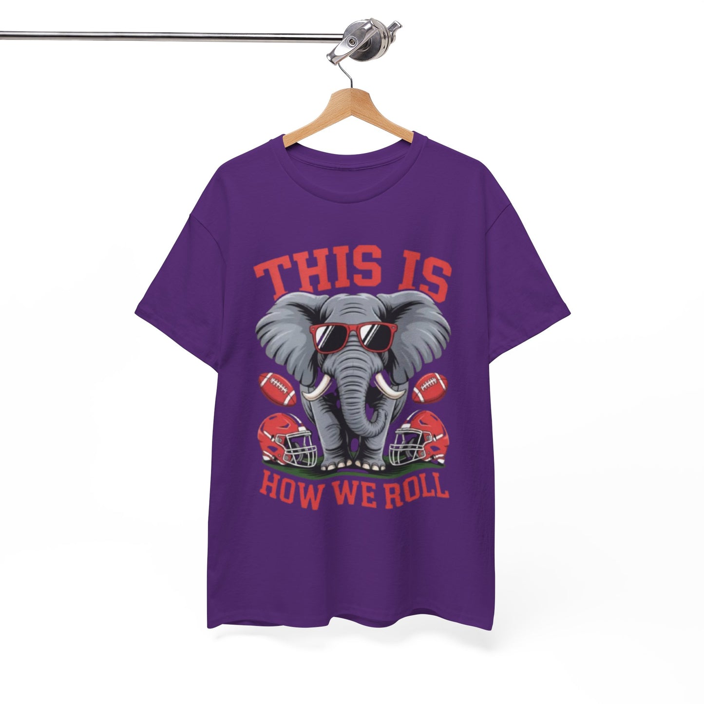 Urban Legend Alabama “This Is How We Roll” Elephant Football Unisex T-Shirt