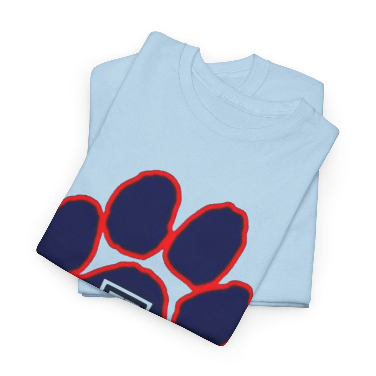 Urban Legend Arizona Wild Paw White T-Shirt | Blue and Red College Streetwear for Game Day
