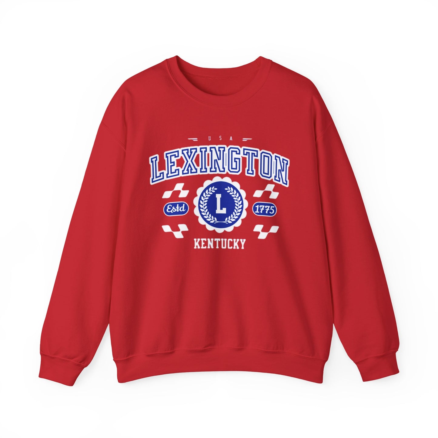Vintage Lexington Kentucky KY Athletic Sports Design varsity pullover sweater  Crewneck Sweatshirt