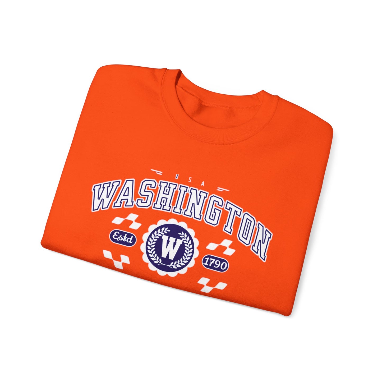 Vintage Washington DC Athletic Sports Design varsity pullover sweater  Crewneck Sweatshirt