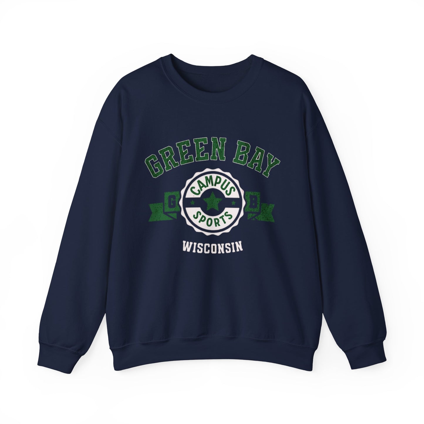 Vintage Green Bay Athletic Sports Design varsity pullover sweater  Crewneck Sweatshirt