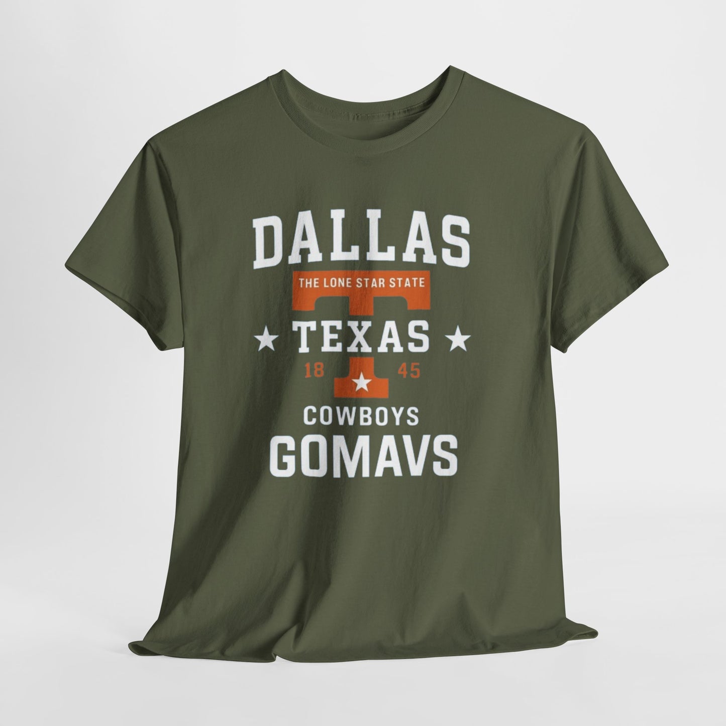Dallas Cowboys Heavy Cotton Tee, Texas T-Shirt, Unisex Sportswear, Football Fan Gear, Comfortable Casual Wear