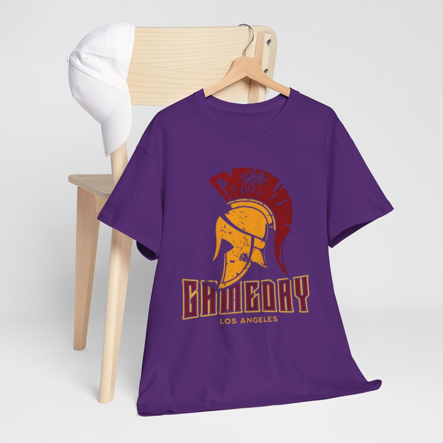 Gameday California Trojans Heavy Cotton Tee, Sports T-Shirt, Game Day Shirt, Los Angeles Tee, Casual Men’s and Women’s Apparel, Comfortable Team Wear