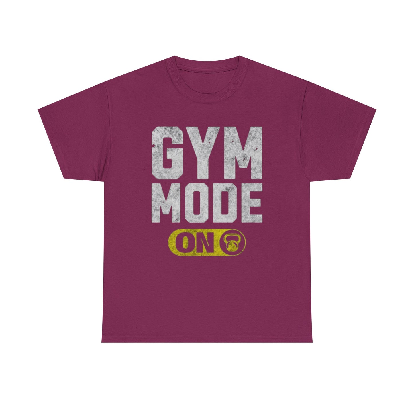 Gym Mode On" Motivational Fitness T-Shirt – Gym Apparel for Men & Women tee
