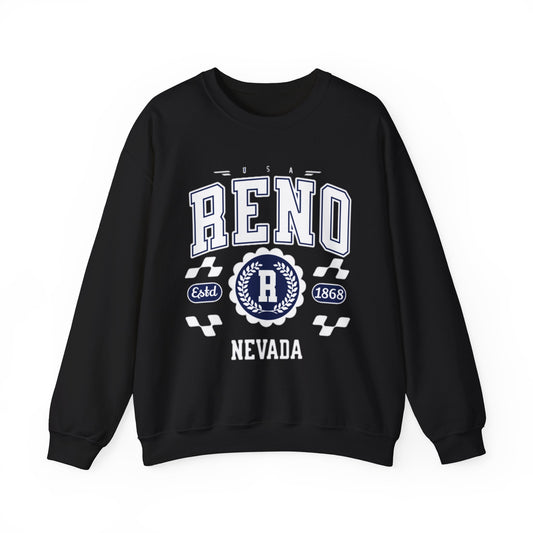 Vintage Reno Nevada Vintage Athletic Sports Design varsity pullover sweater  Crewneck Sweatshirt