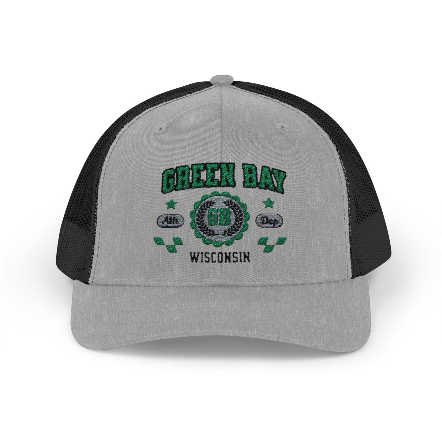 Wisconsin Green Bay  Vintage Athletic Sports Design  Snapback Trucker Cap