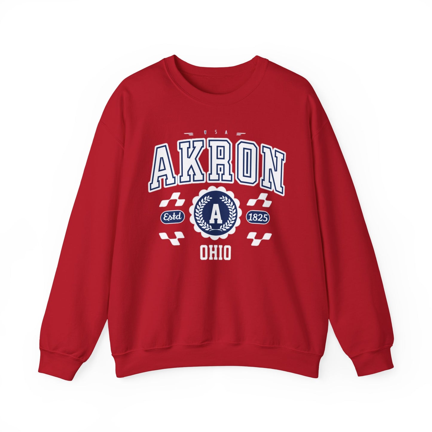 Vintage Arkon Ohio Athletic Sports Design  Crewneck Sweatshirt