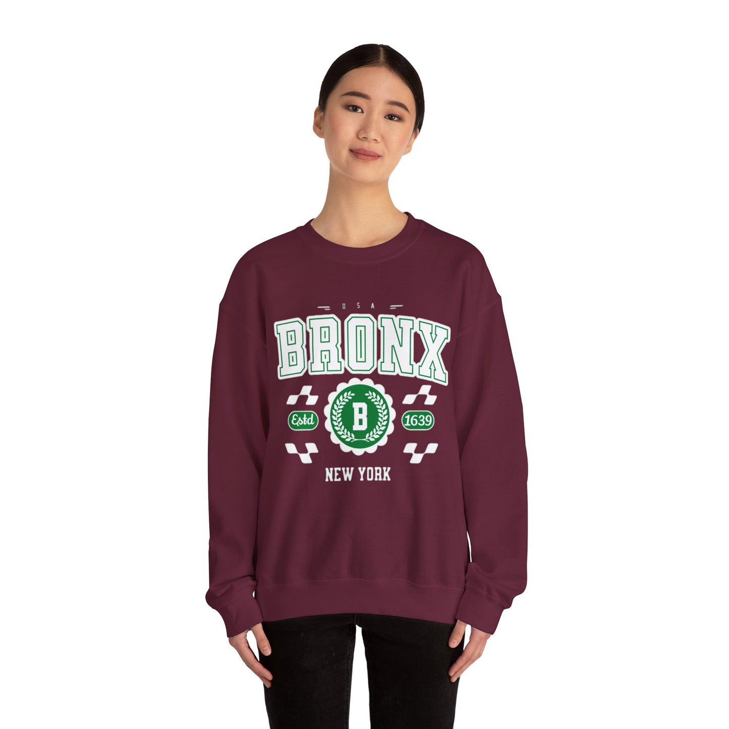 Vintage Bronx New York NY Athletic Sports Design Crewneck Sweatshirt