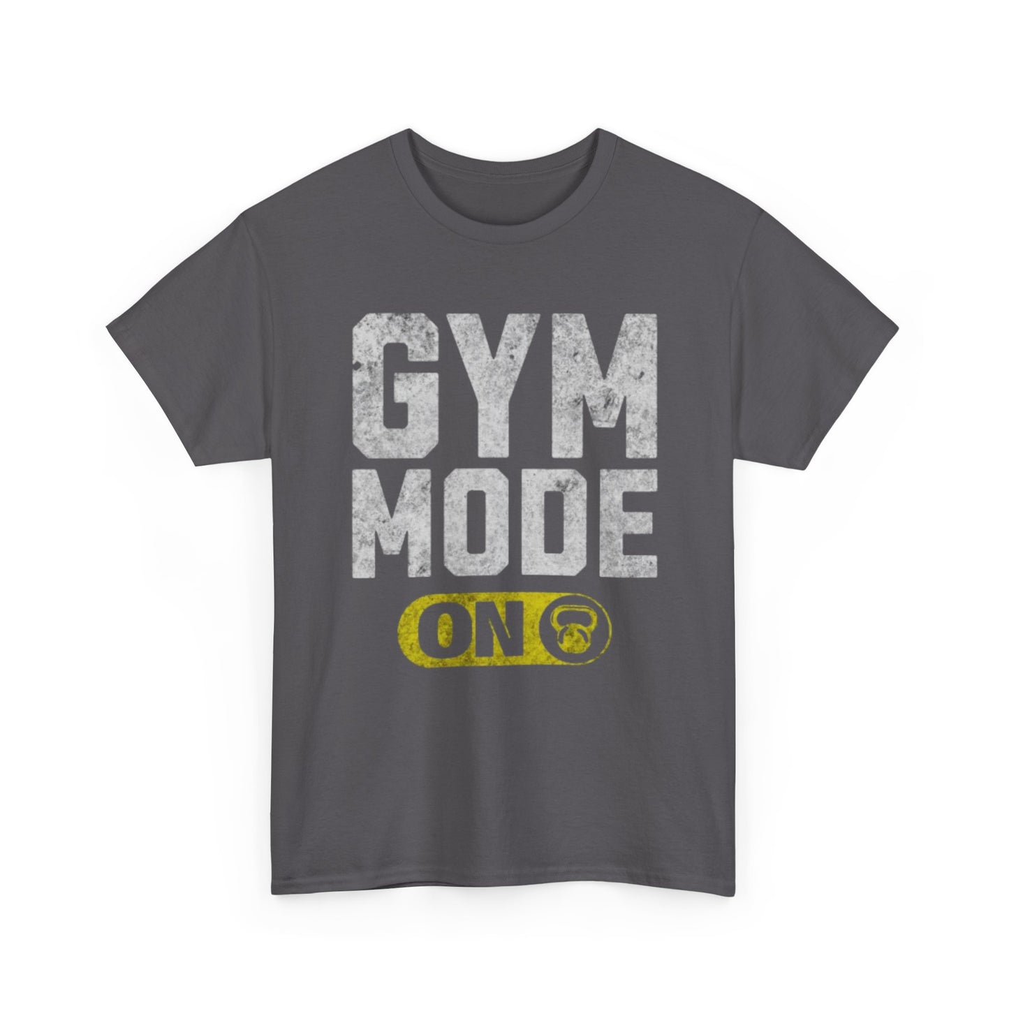 Gym Mode On" Motivational Fitness T-Shirt – Gym Apparel for Men & Women tee
