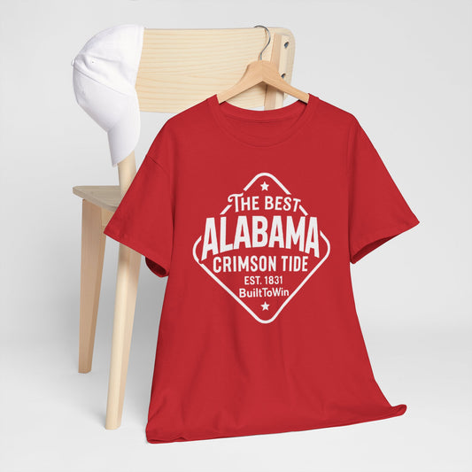 Urban Legend Alabama Crimson Tide Built to Win Maroon T-Shirt | Southern College Football Streetwear