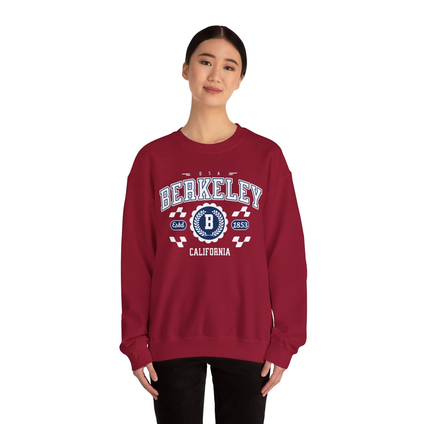 Vintage Berkeley California Athletic Sports Design  Crewneck Sweatshirt